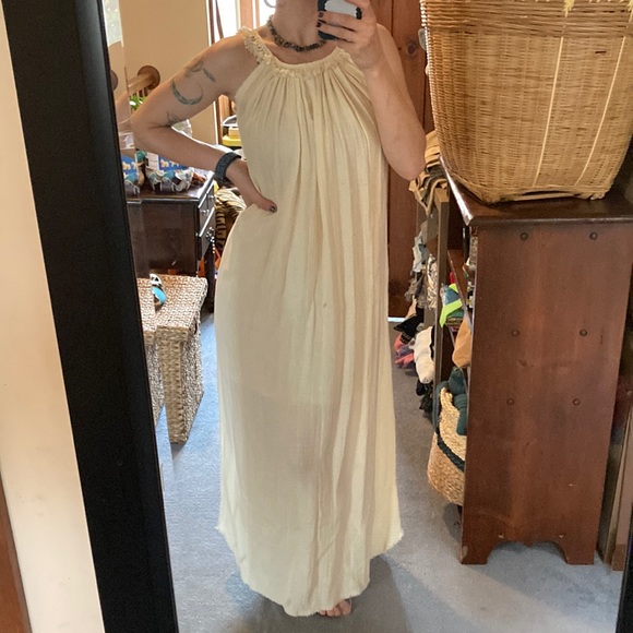 Isabel Marant Cream Maxi Dress - Picture 1 of 7